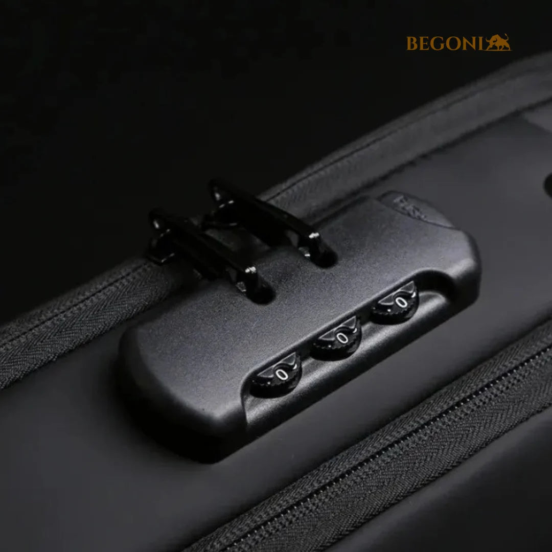 Bolsa Masculina de Ombro Preta SafeUrban