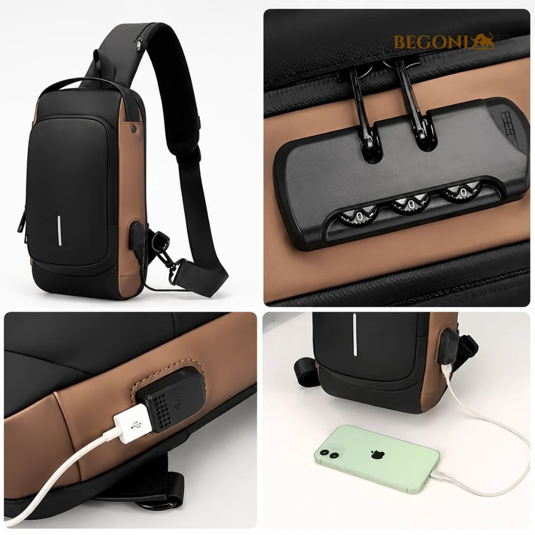 Bolsa Masculina de Ombro SafeUrban