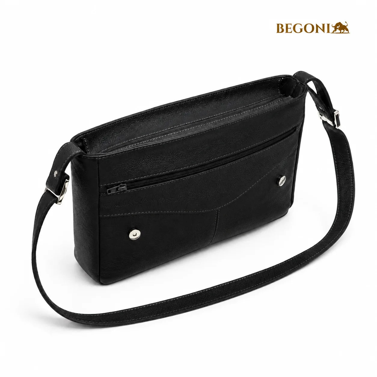 Maleta de Couro Preta Sterling Case