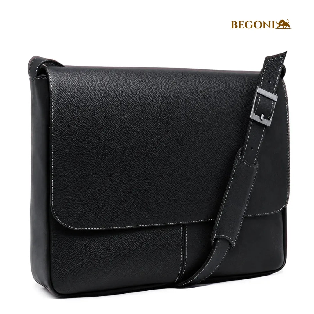 Maleta de Couro Preta Sterling Case