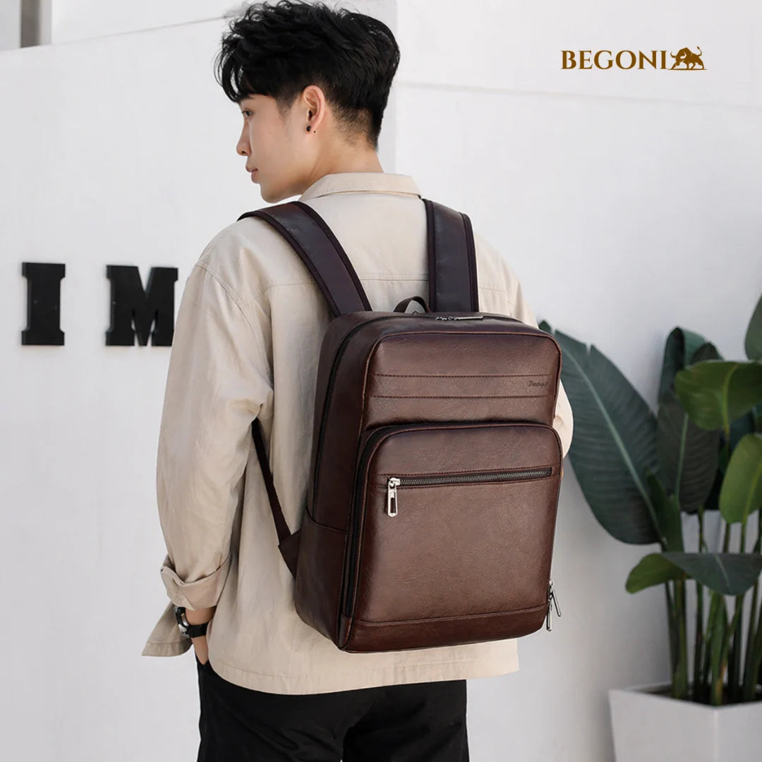 Mochila de Couro Men Business