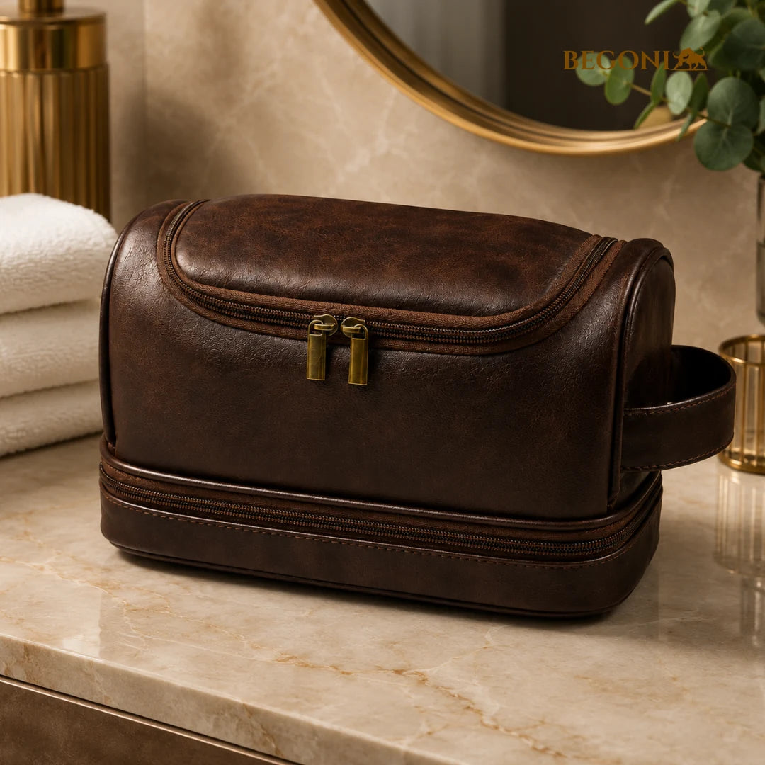 Necessaire Masculina Couro Good Doctor