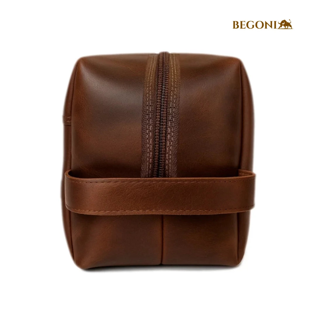 Necessaire Masculina Couro Legitimo Milano