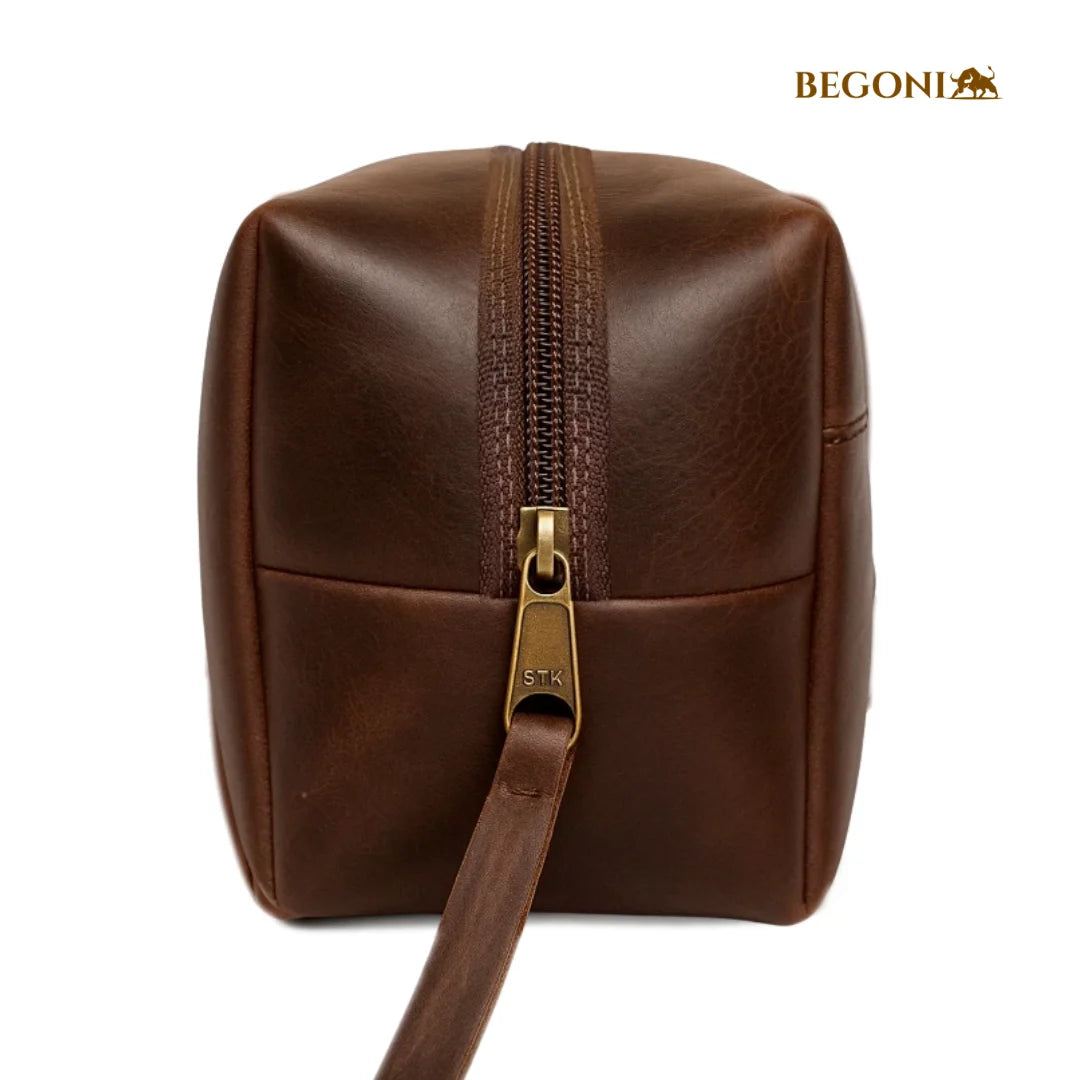 Necessaire Masculina Couro Legitimo Milano